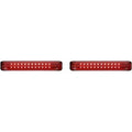 Custom Dynamics PB-SB-SS6-BR Black Red ProBEAM Bagz LED Saddle Bag Lights