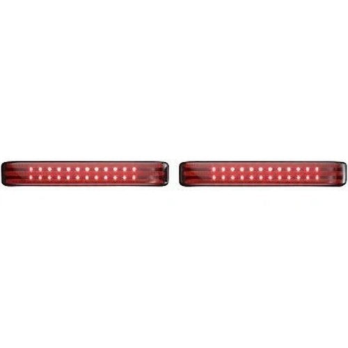 Custom Dynamics Chrome Smoke LED Sequential Low-Profile Bagz Saddlebag Lights