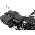 Drag Specialties Seat Predator Iii 2-Up Silver Diamond for Harley Touring 08-20