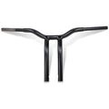 LA Choppers LA-7338-14B Black 14" Kage Fighter Welded Bent-Riser Handlebar