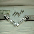 Chrome Oval Mirrors for Harley Sportster Softail Dyna Touring Chopper