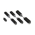 Chrome Iso Style Foot Peg Set for Male Mount Harley Sportster Dyna Softail