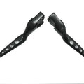 V-Twin 26-0807 Drilled Holes Black Wide Blade Levers for Sportster 14-22
