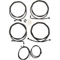 LA Choppers LA-8054KT3-19M Black Midnight Plug-and-Play Cable Kit for 18-20" Ape