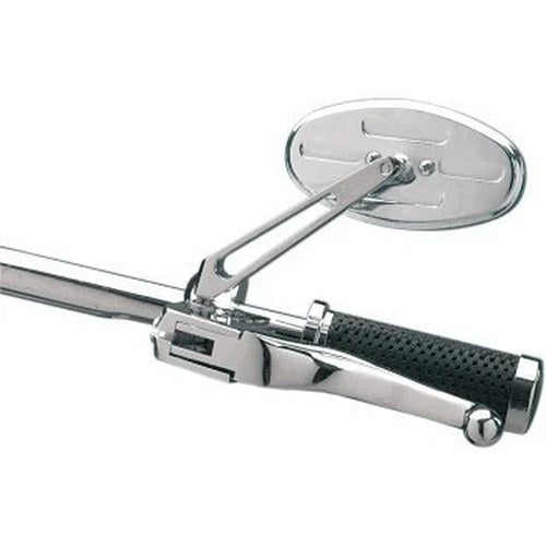 Drag Specialties DS-302166 Chrome Stealth I Blue Mirror for Harley (SOLD Each)