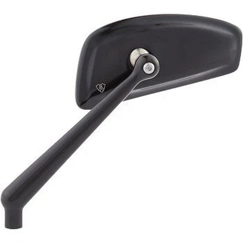 Arlen Ness 510-004 Black Tearchop Mirror Black Left Side Only Sold Each