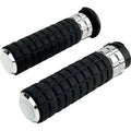Arlen Ness 500-001 Chrome Speedliner Hand Grips for Harley Cable Op Throttle