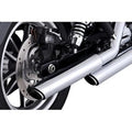 Vance & Hines 16337 Chrome 3" Twin Slash Slip-On Mufflers