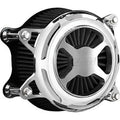 Vance & Hines 72343 Chrome VO2 X Air Cleaner for Touring 08-16