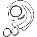 LA Choppers LA-8055KT3-16M Midnight Black Cable Kit for 15-17" Ape Hangers
