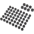 Ciro 70025 Black Diamond Cut Crown Caps for Engine Bolts 99-17 Twin Cam