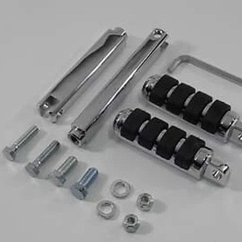 V-Twin Mfg. 27-160 Chrome Highway Bar Kit with Cats Paw Footpeg Set