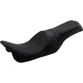 Drag Predator 2-Up Black Diamond Seat Forward Positioning for Touring 08-23