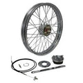 V-Twin 52-0358 Chrome 21" x 2.15" Mini Brake Wheel for Custom Application