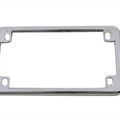 V-Twin 42-0210 Chrome 4" x 7" License Plate Frame for Motorcycles