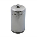 V-Twin 40-0862 Chrome Hex Spin On Oil Filter for Dyna 91-98