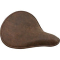 Drag Specialties Large Low Profile Distressed Brown Leather Spring Solo Seat