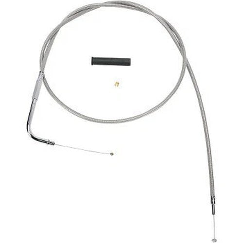 Drag Specialties 0650-1073 50" Stainless Braided Throttle Cable