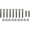 Drag Specialties 2401-1031 Black Chrome Transmission Side Cover Bolt Kit - 17-22