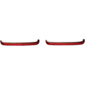 Custom Dynamics Red Sequential Low-Profile Bagz LED Lights for 97-13 FLHT/FLHR