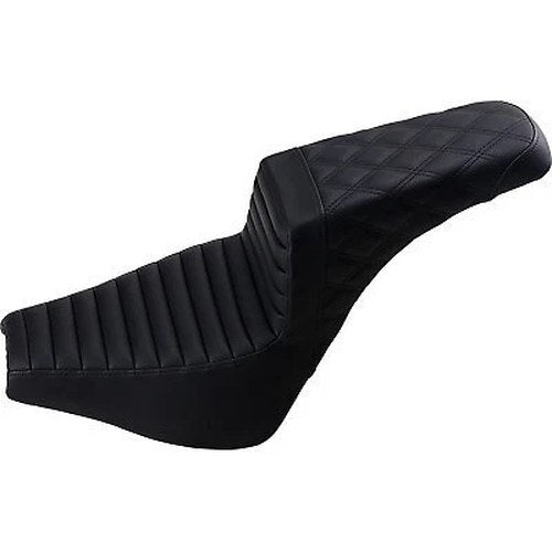 Saddlemen Step Up Seat Tuck & Roll/Lattice Stitch for Harley Touring 08-23