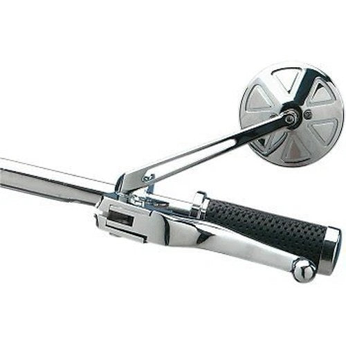 Drag Specialties Arlen Ness Chrome Round Series Stealth II Mirror (SOLD Each)