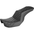 Saddlemen Black Lattice Stitch Step Up Seat for 06-17 Fxd Dyna