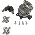 Drag Specialties Chrome Side Hinge Ignition Switch w Saddlebag Lock 14-22 Flhr
