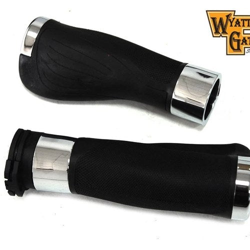 V-Twin 28-0934 Wyatt Gatling Donkey Style Handlebar Hand Grip Set