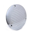V-Twin 42-1142 Chrome Grooved 3-Hole Derby Cover for Big Twin 70-98