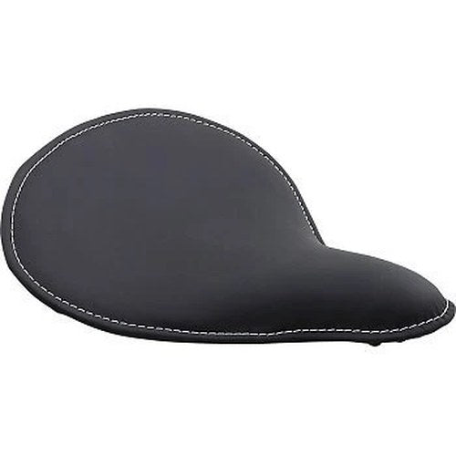 Drag 0806-0055 Large Low-Profile Spring Solo Seat Black Solar Reflective