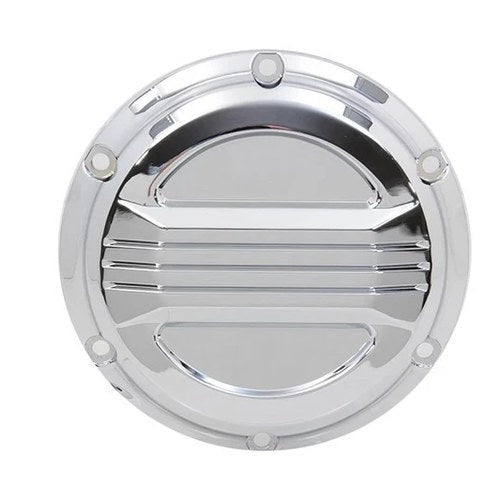 V-Twin 42-1374 Chrome Air Flow Derby Cover for Sportster 04-22