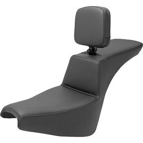 Saddlemen Tour Step-Up Seat Plain with Backrest for 18-23 FXST/FXBB