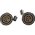 Drag Specialties 2020-1809 Rear LED Turn Signal Insert Amber Bullet Style 1156