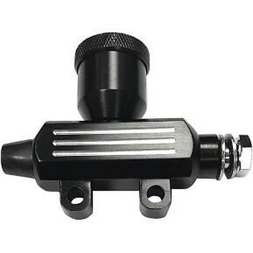 Drag Specialties 1731-0610 Black Anodized Custom Mini Rear Master Cylinder Kit