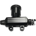 Drag Specialties 1731-0610 Black Anodized Custom Mini Rear Master Cylinder Kit