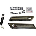 Custom Dynamics CD-SBL-BCM-SC Chrome Smoke LED Saddlebag Latch Lights for 14-21