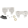 LA Choppers LA-7415-04 Raw Top Clamp Set for 1" Handlebars
