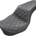 Saddlemen Step Up Full Lattice Stitch Black Seat for Harley Dyna 06-17