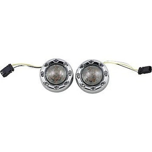 Custom Dynamics Chrome Smoke ProBEAM Bullet Ringz 1157 Jae Front Turn Signals