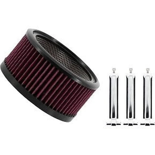 Trask TM-1020-BPCH Chrome Big Power Filter Kit for Trask Assault Air Cleaners