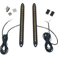 Custom Dynamics CD-SXS-FTS-AW Black Smoke Front Amber/White LED Turn Signals