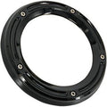 Trask TM-0040BK Gloss Black Assault Derby Cover for Harley Twin Cam
