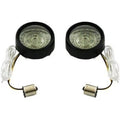 Custom Dynamics Smoke Black ProBEAM Ringz Bullet Bezel LED Turn Signal 1156 Hdi