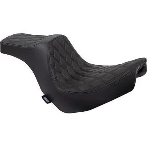 Drag Specialties 0802-1491 Predator Iii Seat Black Double Diamond Stitch