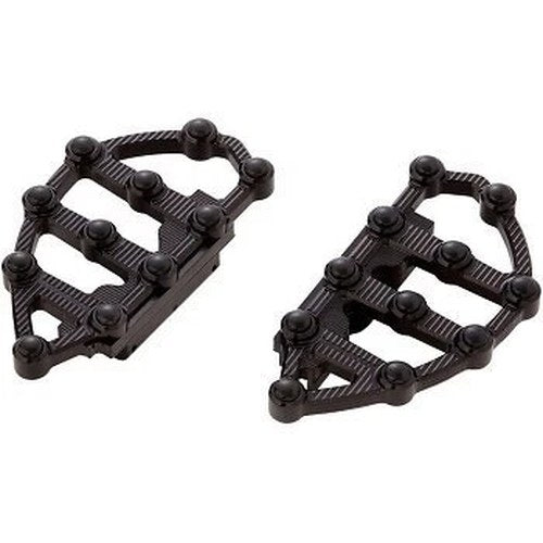 Arlen Ness 06-896 Black Passenger MX Billet Floorboards for Touring & Flst
