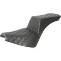 Saddlemen Black Lattice Stitch Step-Up Seat for 18-22 Street Bob 20-22 Fxst