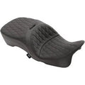 Drag Specialties Large Double Diamond Stitch Seat for Harley Touring 09-21