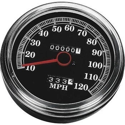 Drag Specialties DS243845 5" Black '89-'95 FL-Style 2:1 Speedometer