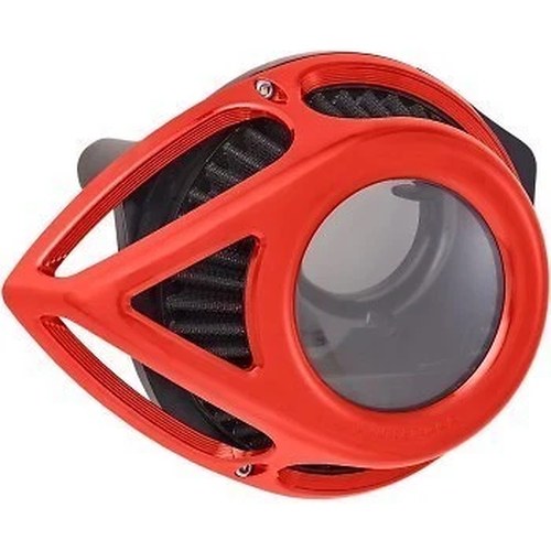 Arlen Ness 18-901 Red Clear Tear Series Air Cleaner Kit for Touring 08-16